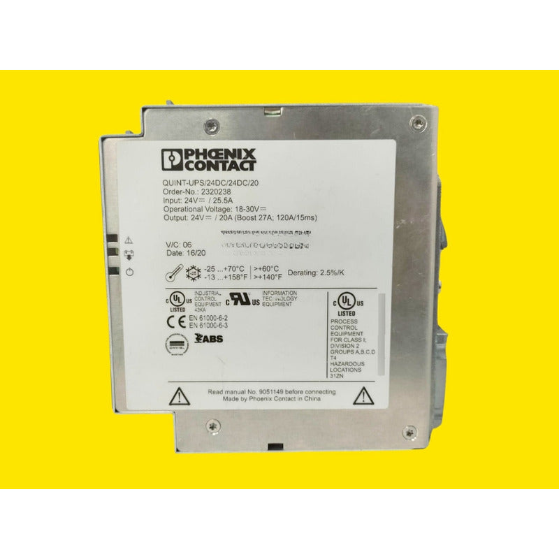 Phoenix Contact Quint Dc-ups Fuente De Alime. Ininterrumpida