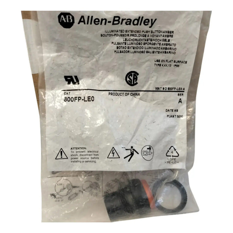 Allen-bradley 800fp-le0 Boton De Presion