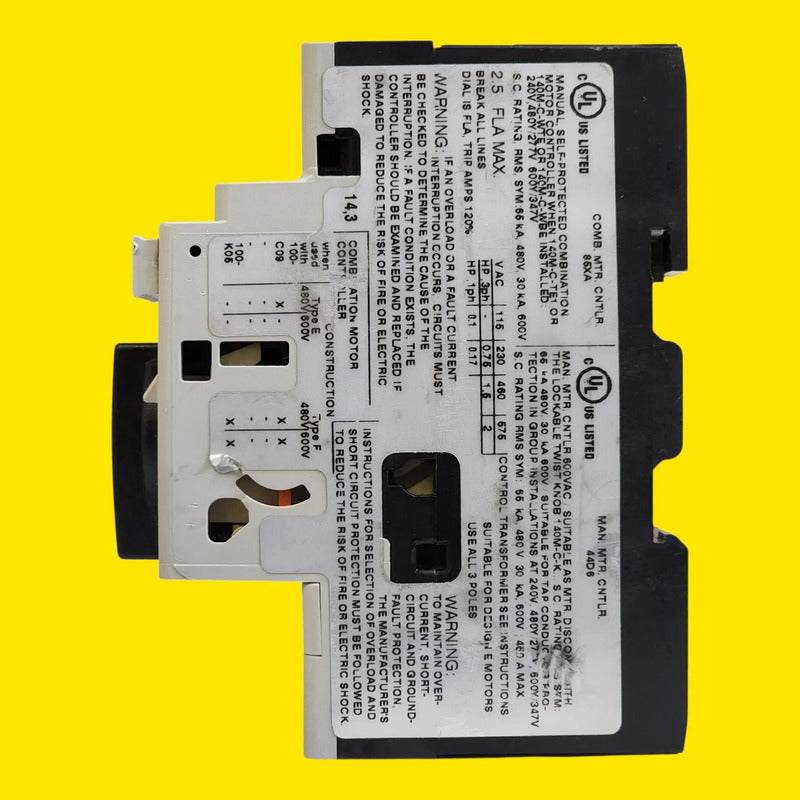 Allen-bradley 140m-c2e-b25 Guardamotor Termomagnético 50/60hz