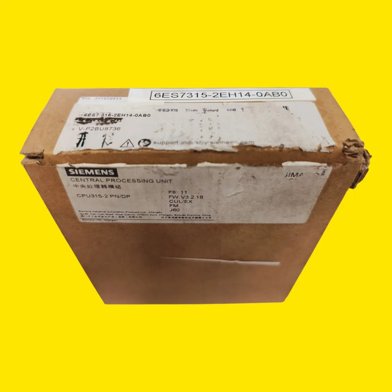 Siemens 6es7315-2eh14-0ab0 Cpu S7-300 Plc Pn/dp