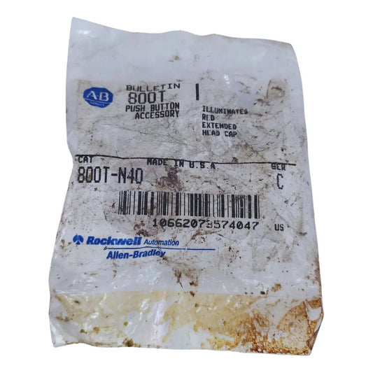 Allen-bradley 800t-n40 Indicador Pulsador Rojo Lente