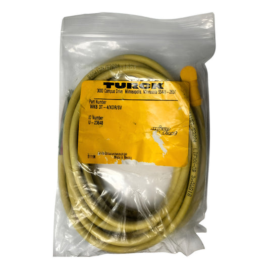 Turck Wkb 3t-4/x0r/sv Cable Actuador Y Sens.