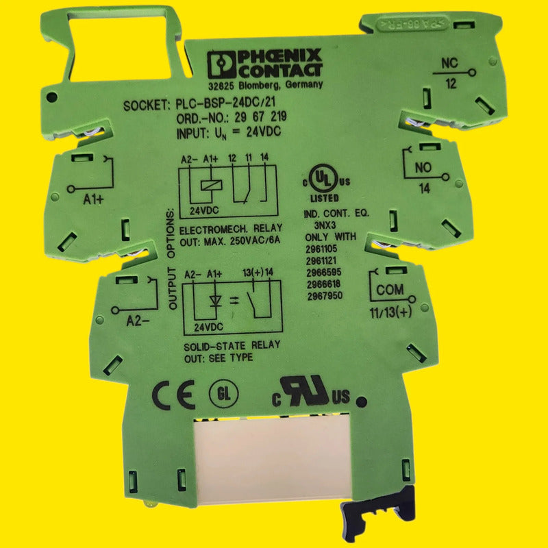 Phoenix Contact Plc-rsp-24dc/21au 2966540 Relé 24v