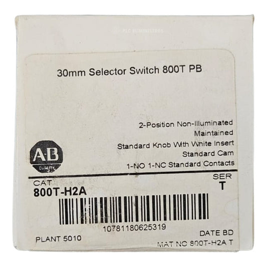 Allen Bradley 800t-h2a Serie T