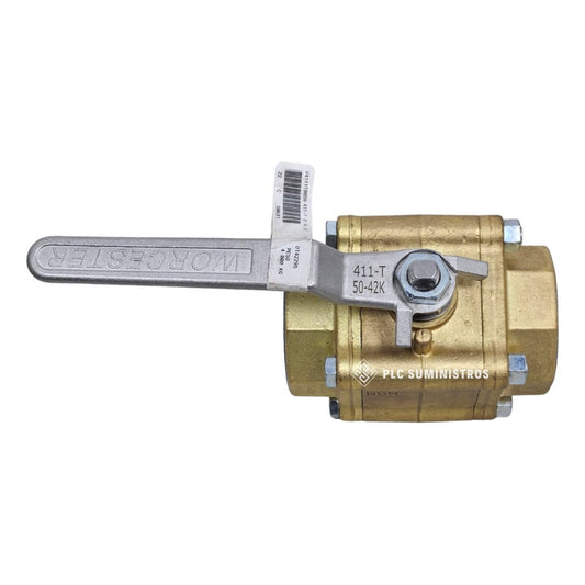 Worcester Mod 411-t50-42k Válvula Esfera Cuerpo Latón De
