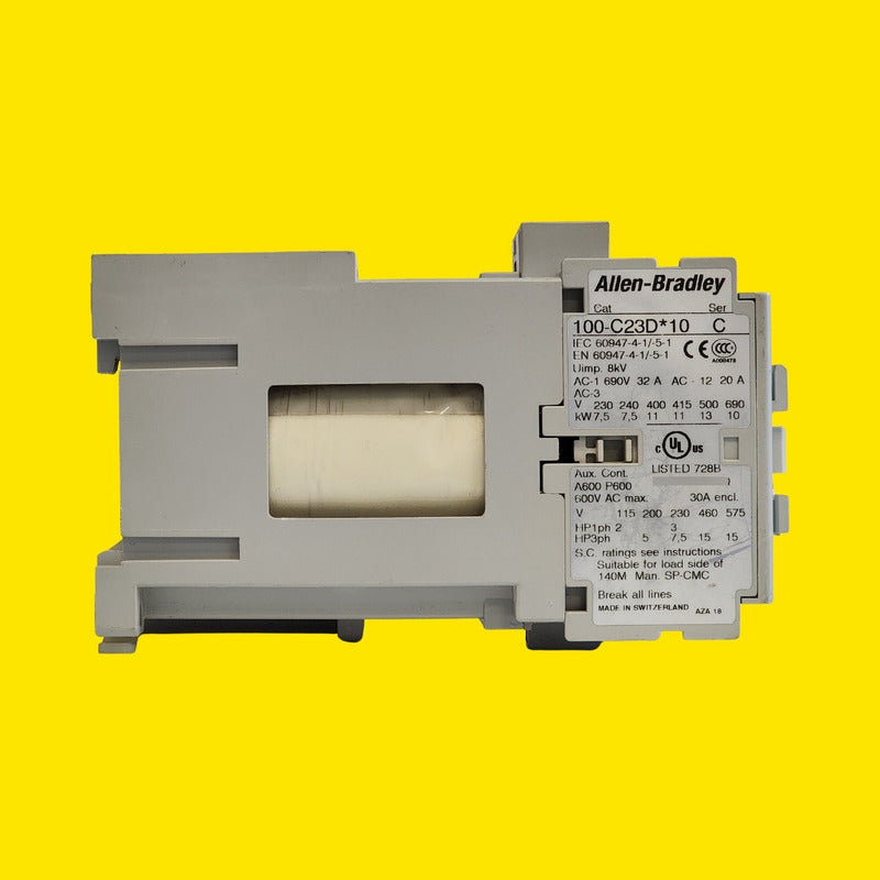 Contactor Allen Bradley 100-c23dj10 23a 3 Polos Ac/dc (8kv)