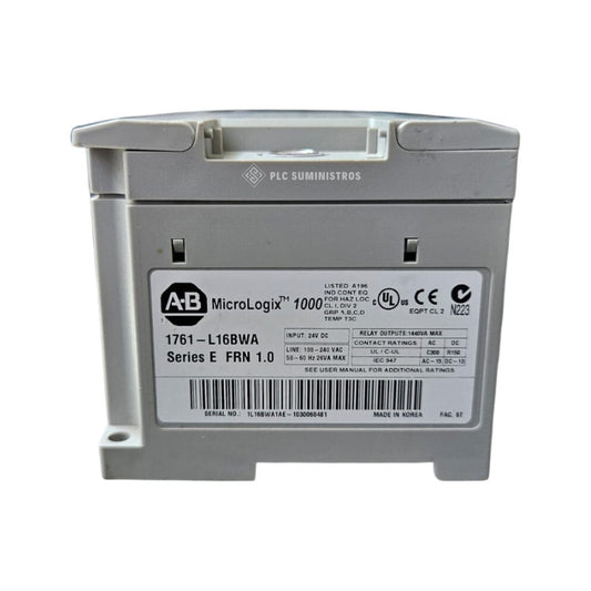 Allen Bradley 1761-l16bwa Usado Micro 1000 - Allen Bradley