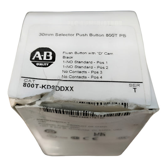 Allen Bradley 800t-fxqh10ra1 Boton Pulsador Negro