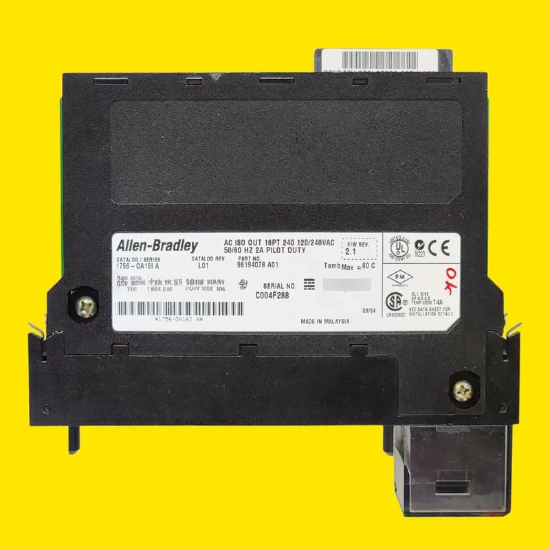 Controllogix 1756-oa16i Modulo Salidas Ac Allen Bradley