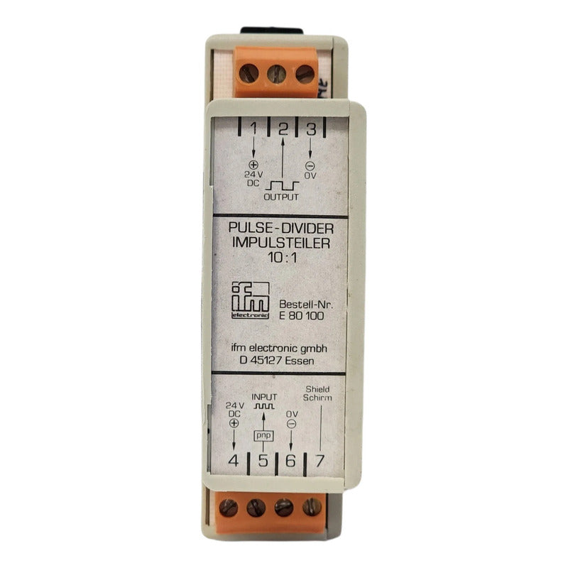 Ifm E80100 Divisor De Impulsos 10:1 24v Dc Industrial