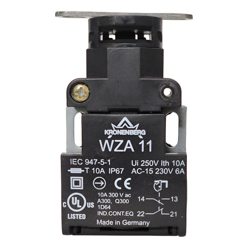 Interruptor De Seguridad Kronenberg Wza-11 Ip67 No+nc