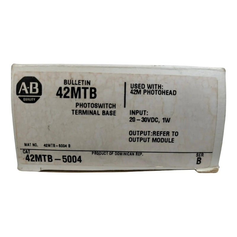 Allen-bradley 42mtb-5004 Sensor Fotoelectrico Modular
