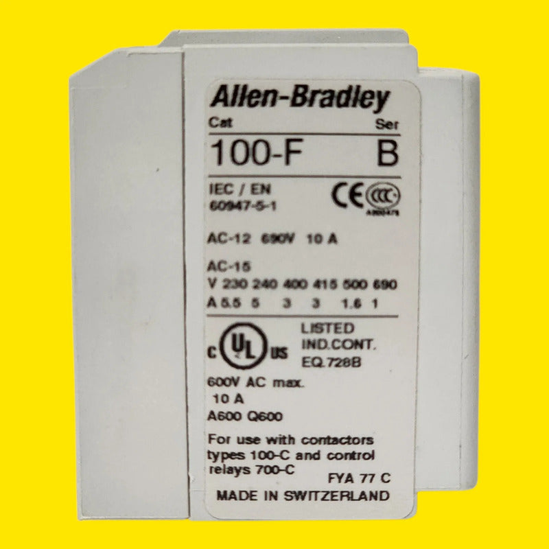 Allen-bradley 100-fa11 Bloque Contacto Auxiliar Af