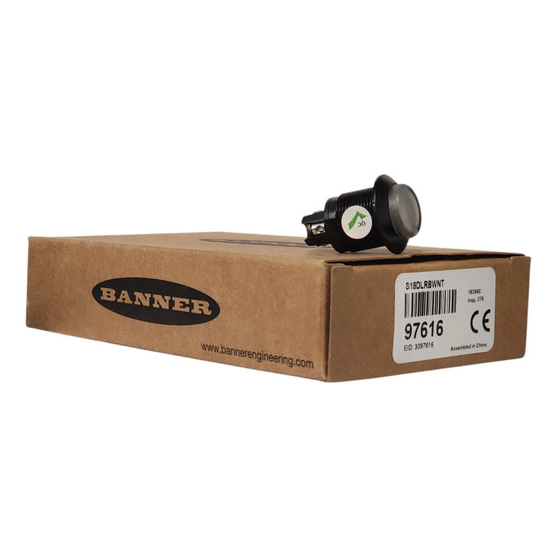 Banner 97616 S18dlrbwnt Indicador Led 3 Color 18mm 10-30vdc