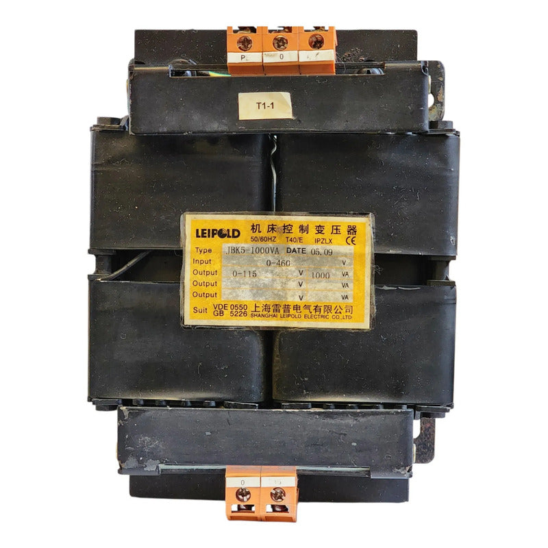 Leipold Jbk5-1000va Transformador De Control 460v A 115v Negro
