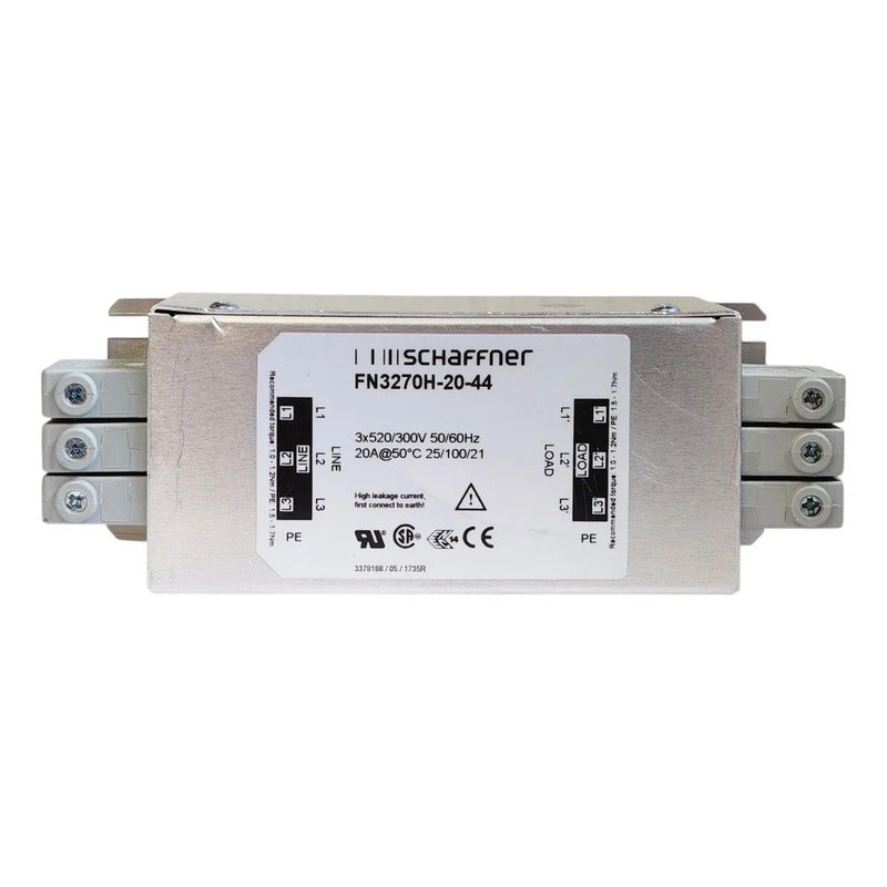 Schaffner Fn3270h-20-44 Filtro Emi Emc Trifasico 20a 520vac