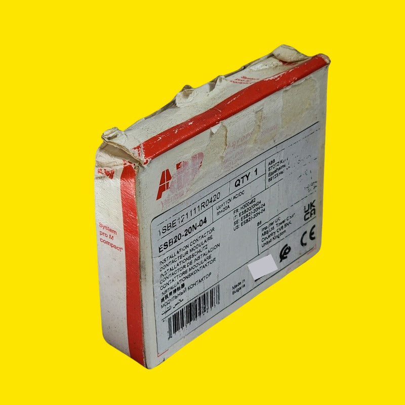 Abb Contactor Esb20-20n-04 20a 2 P 110v Uso Industrial
