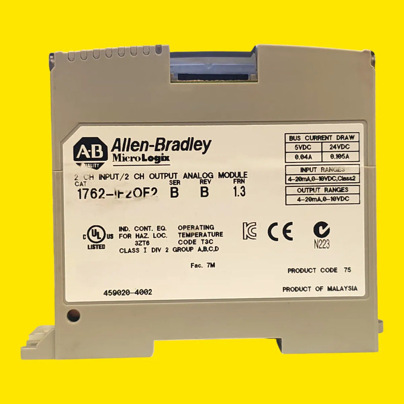 Allen-bradley 1762-if2of2 | Módulo Combinado 4-20ma
