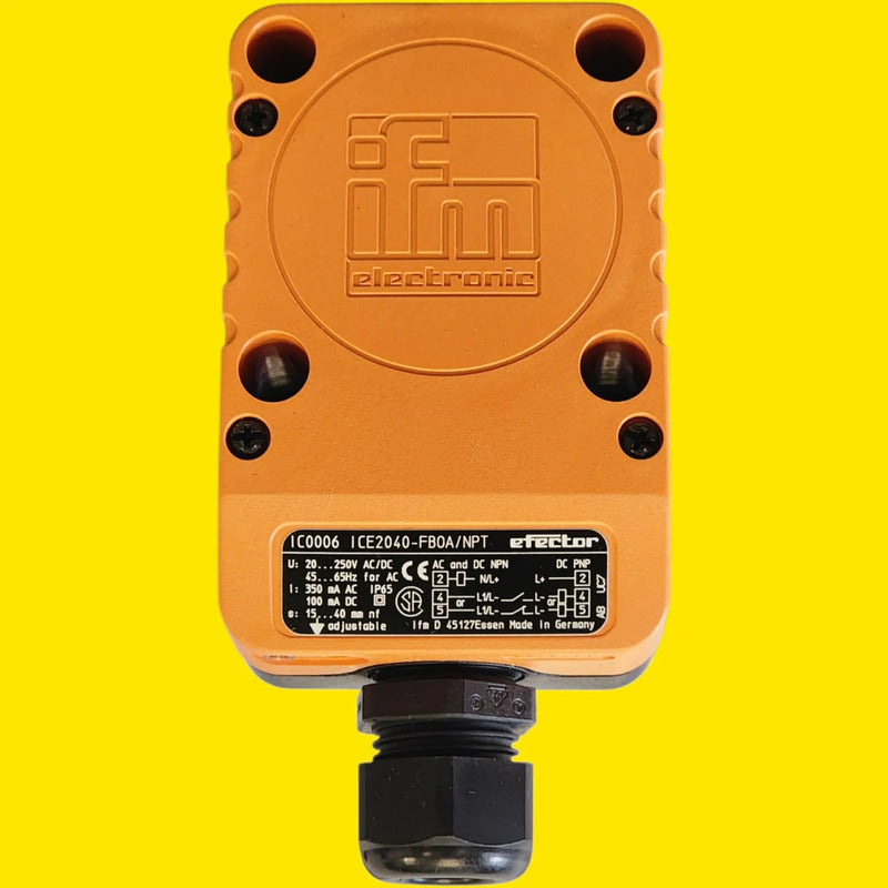 Ifm Ic0006 Ice2040-fboa/npt Sensor Inductivo