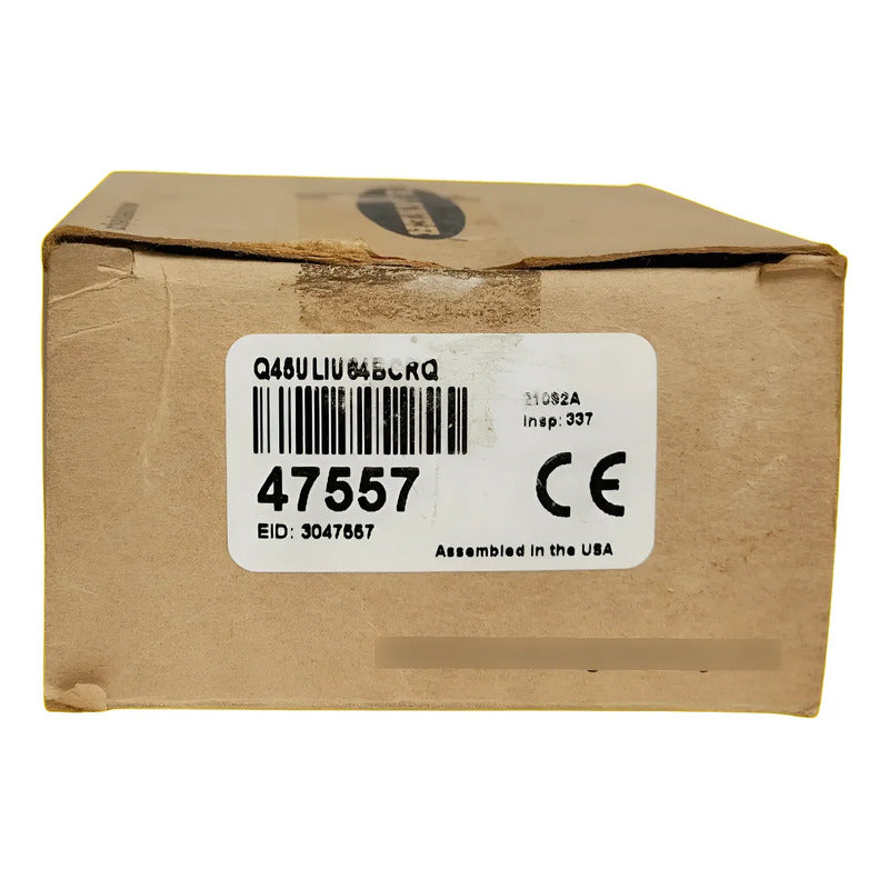Banner Q45uliu64bcrq 47557 Sensor Ultrasonico Analogico