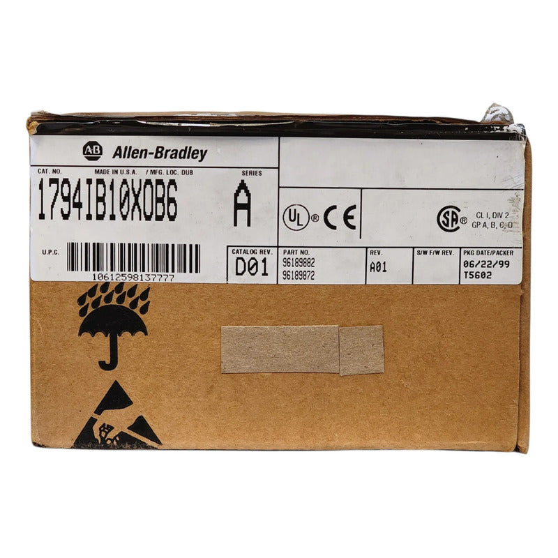 Allen-bradley 1794-ib10xob6 Módulo I/o Digital Flex Nueva Caja Abierta