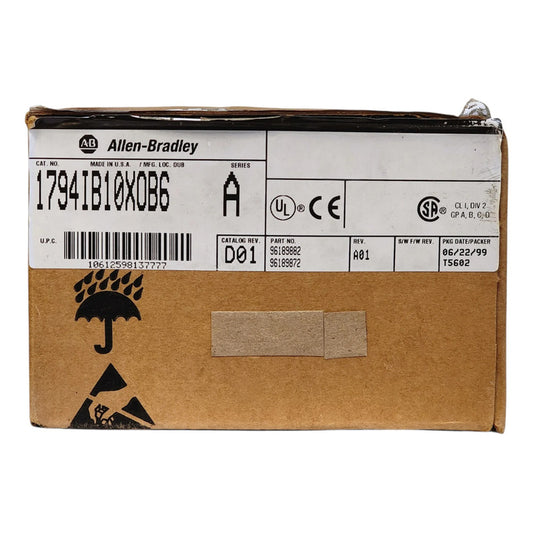 Allen-bradley 1794-ib10xob6 Módulo I/o Digital Flex Nueva Caja Abierta