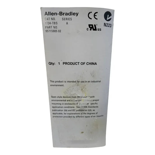 Allen-bradley 1734-tbs Base De Terminales Point I/o