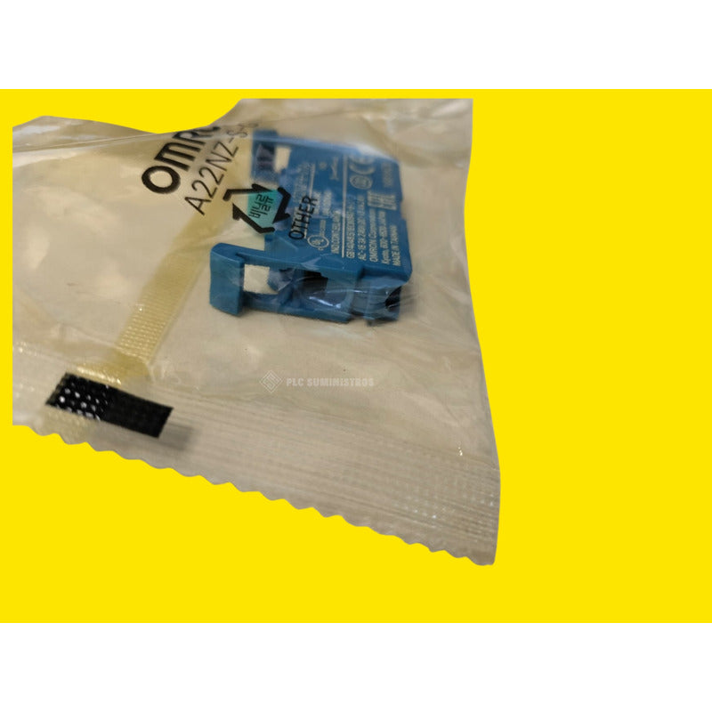 Omrom A22nz-s-g1a Contacto Para Pulsador Azul