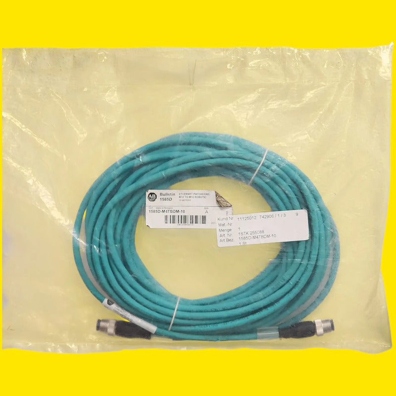 Allen Bradley 1585d-m4tbdm-10 Cable Ethernet Industrial 10m