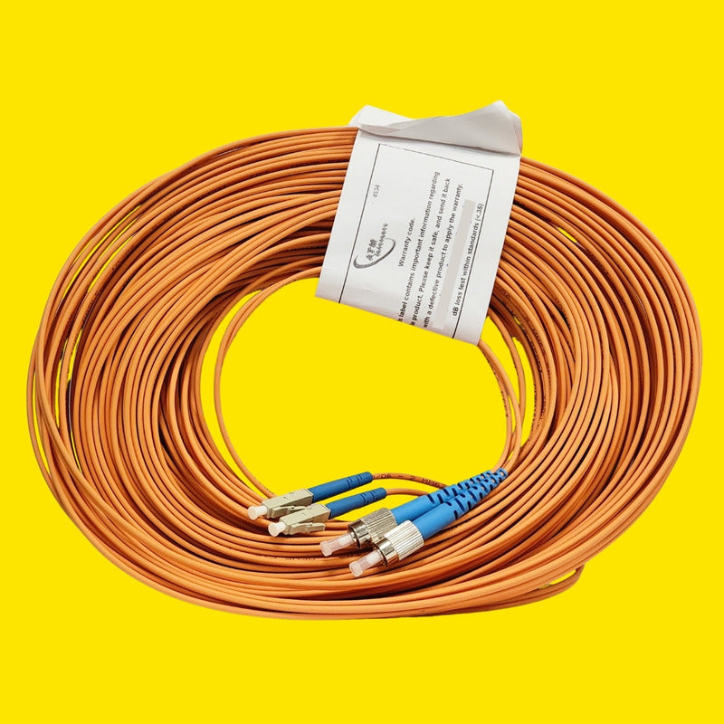 Cable Fibra Óptica Lc-lc Multimodo 50m Atm Interserv