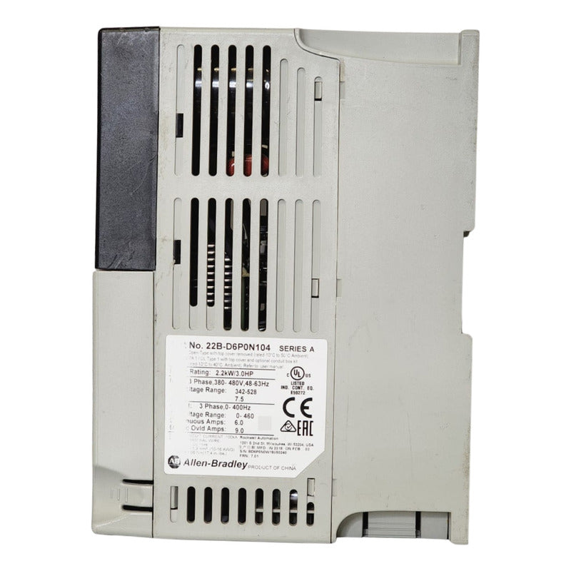 Allen Bradley 22b-d6p0n104 Variador De Frecuencia