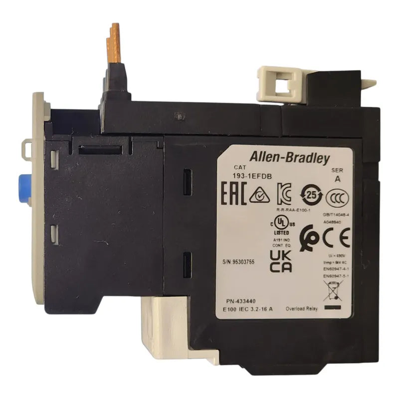 Allen-bradley 193-1efdb Relé Térmico De Sobrecarga