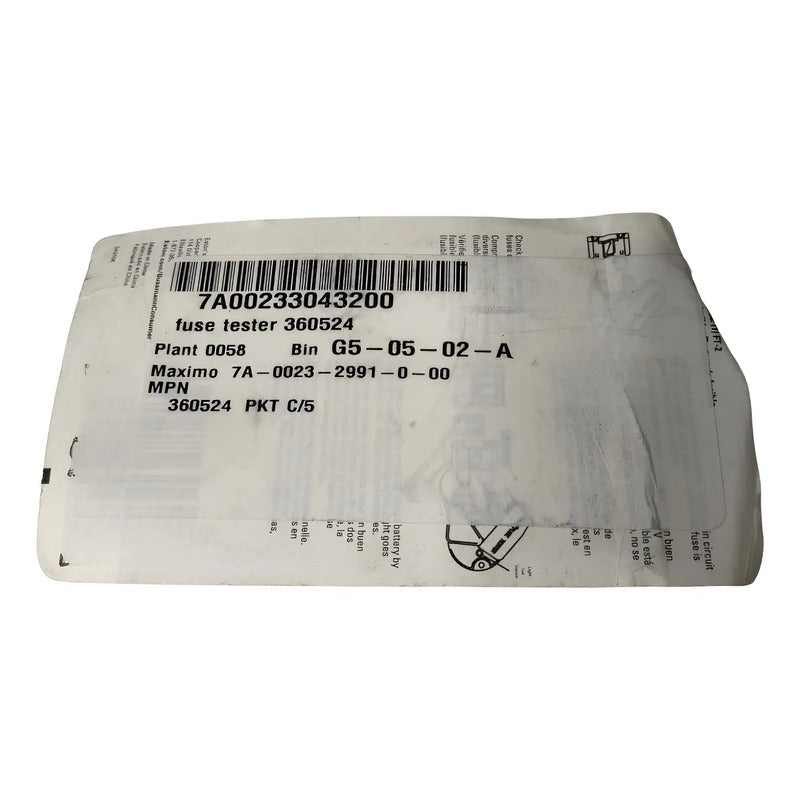 Bussmann 360524 Probador De Fusibles