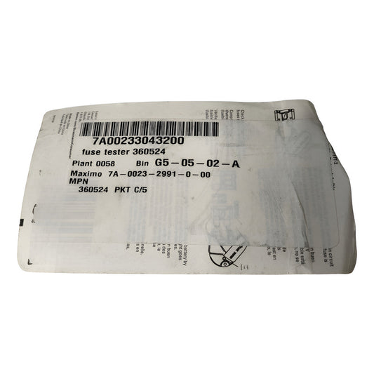 Bussmann 360524 Probador De Fusibles
