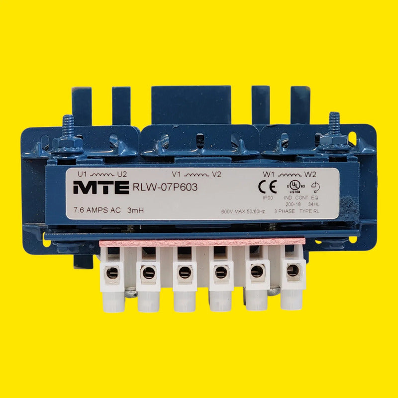 Mte Rlw-07p603 Reactor Trifásico De Línea 7.6 A