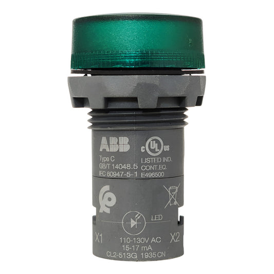 Luz Piloto Abb Cl2-515g Verde 24v Ac/dc 22mm Industrial