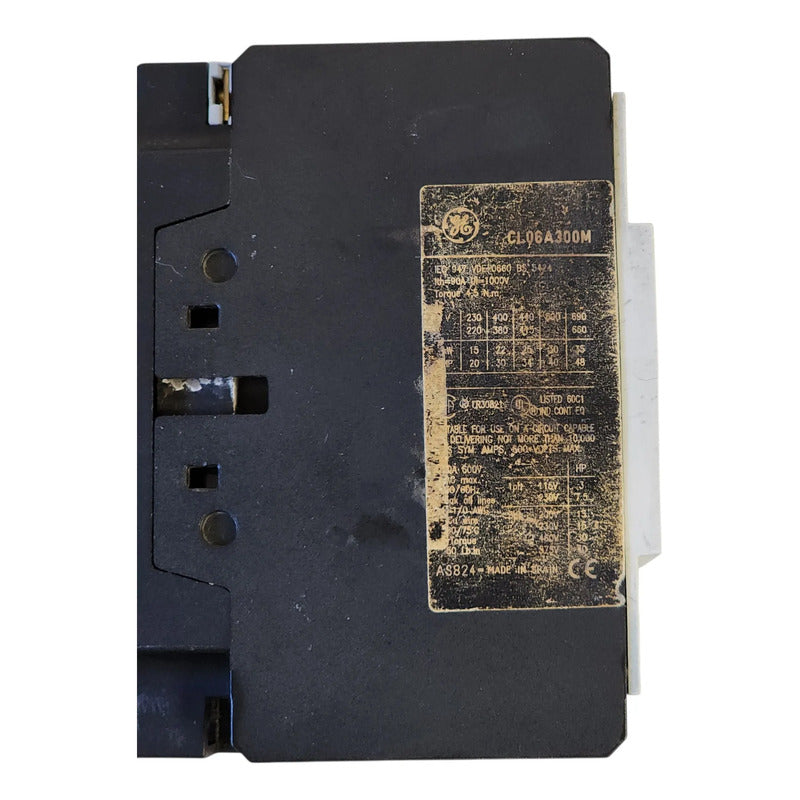 General Electric Cl06a300m + Clxa01 Contactor Trifasico