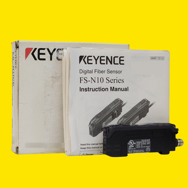 Keyence Fs-n11cp Sensor Amplificador De Fibra Óptica