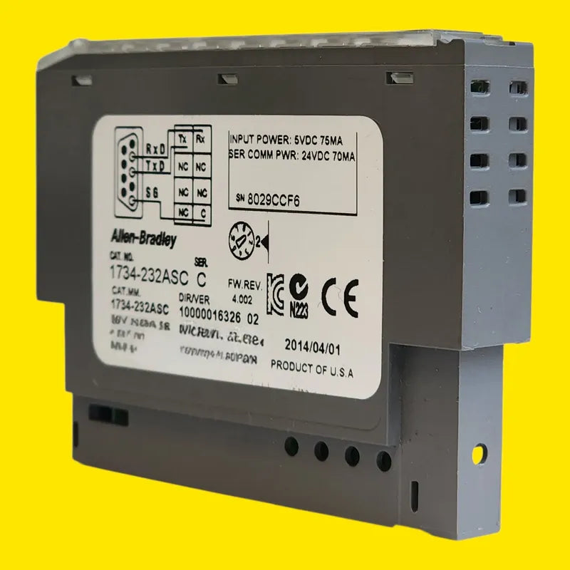 Allen-bradley 1734-232asc Módulo Serial Rs-232 Point I/o