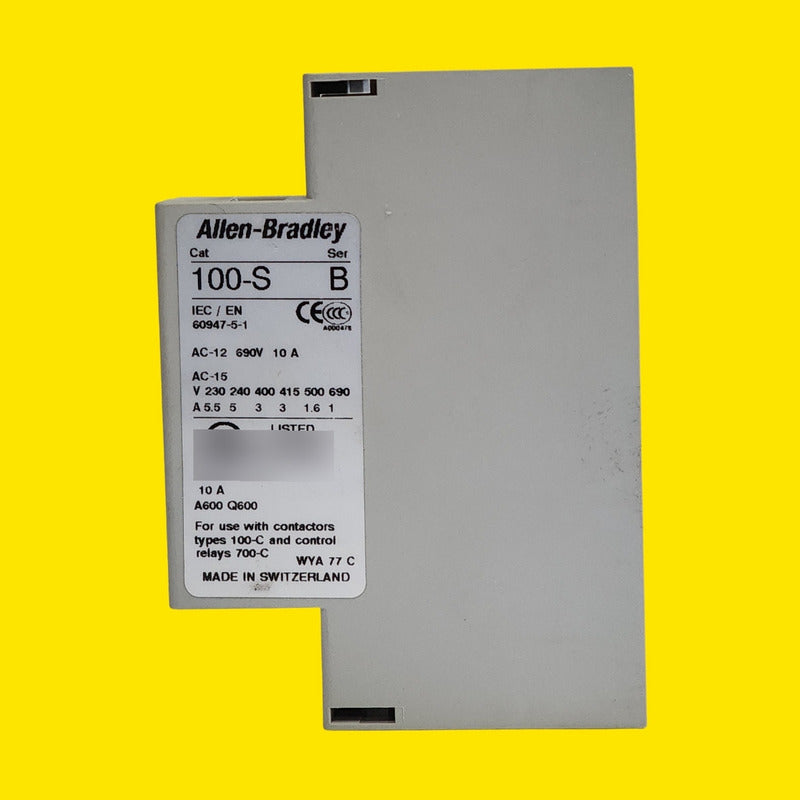Allen-bradley 100-sa20 Contacto Auxiliar Lateral