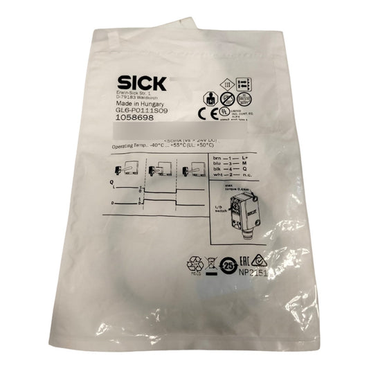 Sick Gl6-p0111s09 1058698 Sensor Fotoelectrico