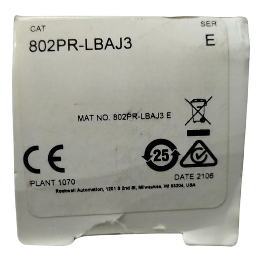 Allen-bradley 802pr-lbaj3 Sensor De Proximidad Inductivo
