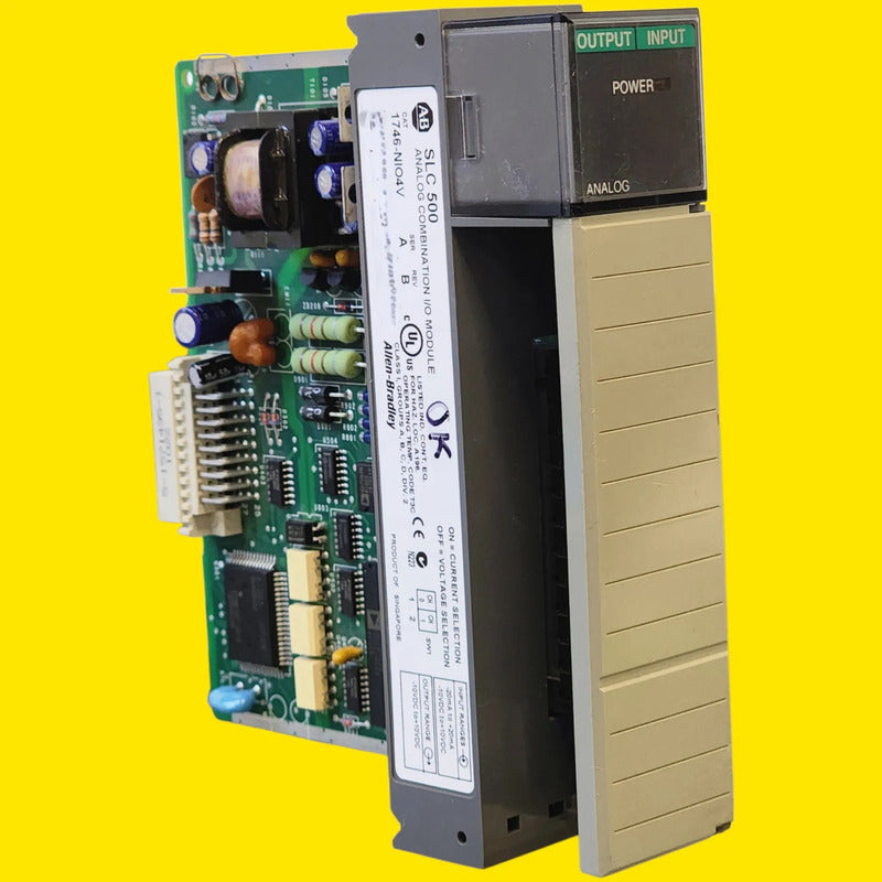 Allen-bradley 1746-nio4v Módulo Analógico Slc 500