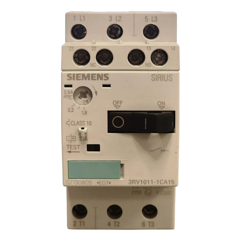 Siemens 3rv1011-1ca15 Guardamotor Sirius 50/60hz