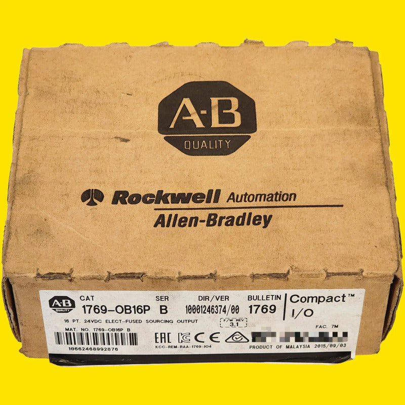 Allen-bradley 16pt 24vdc Elect-fused 1769-ob16p