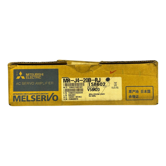 Mitsubishi Mr-j4-20b-rj Servo Drive