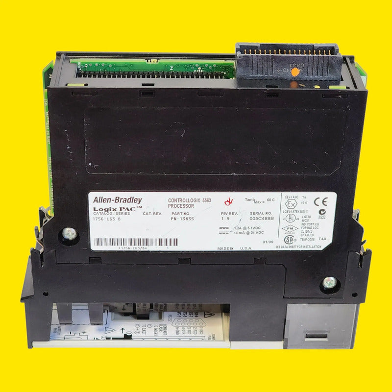Allen Bradley 1756-l63 Plc Controllogix Industrial 1.9