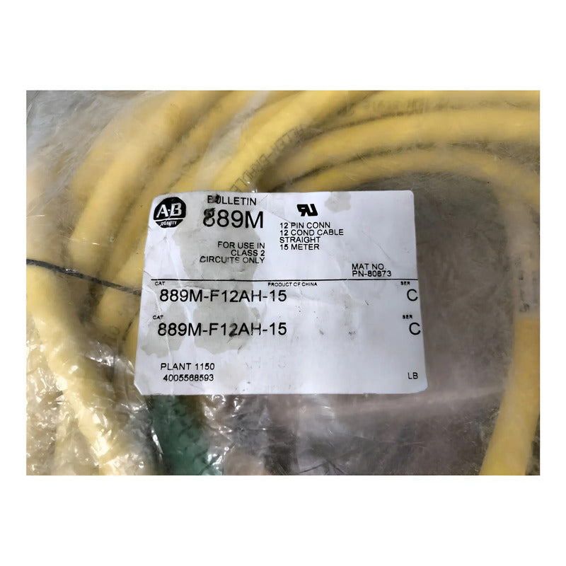 Allen-bradley 889m-f12ah-15cable De Alimentación Del Motor