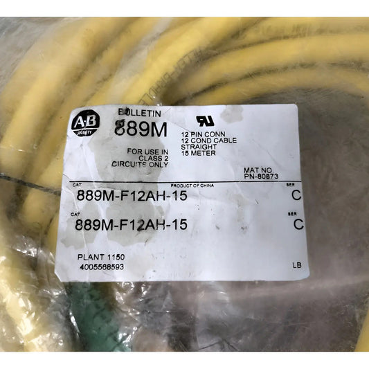 Allen-bradley 889m-f12ah-15cable De Alimentación Del Motor