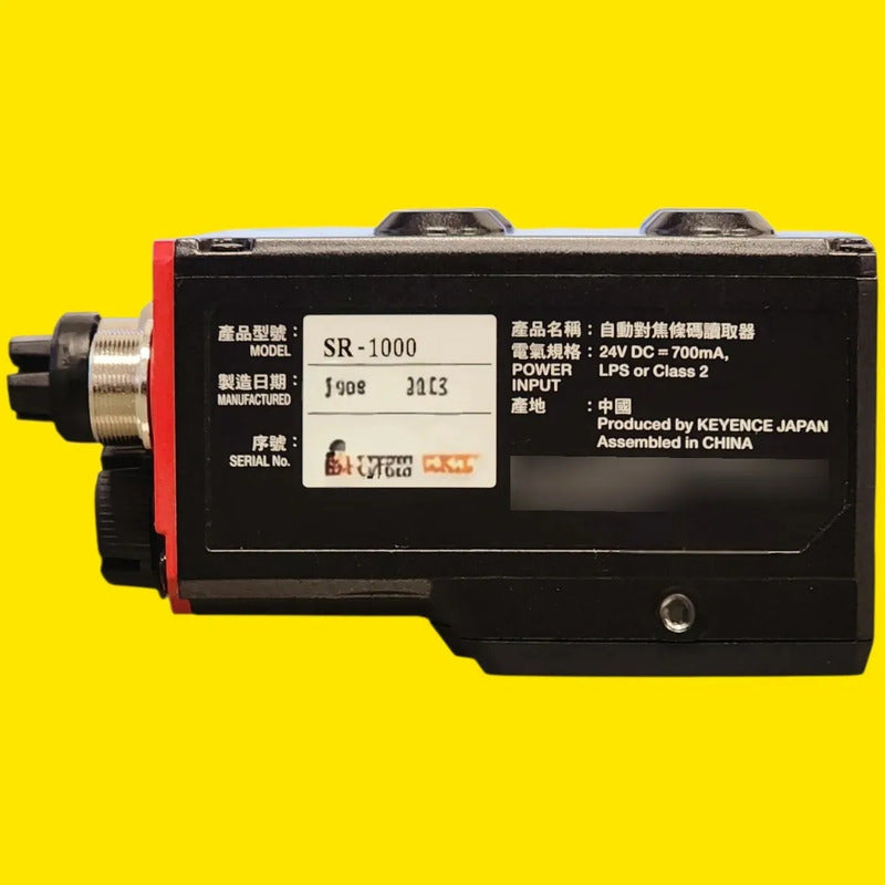 Keyence Sr-1000 Lector De Códigos 1d Y 2d Negro Cable De Alimentación Y E/s I/o